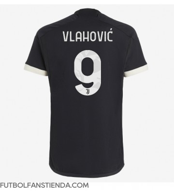 Juventus Dusan Vlahovic #9 Tercera Equipación 2023-24 Manga Corta